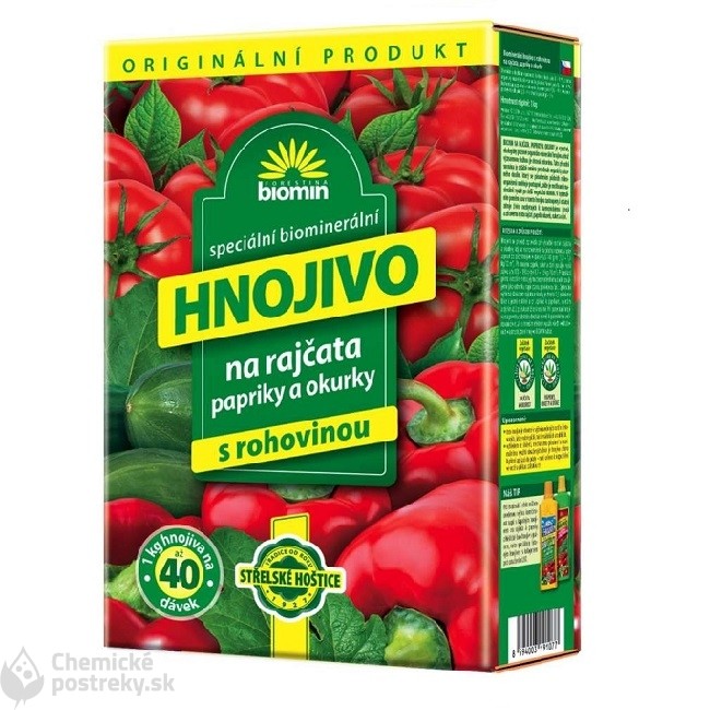 FORESTINA Biomin na rajčiny, papriku a uhorky s rohovinou 1 kg